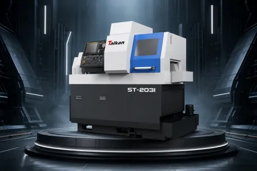 Swiss-type CNC lathe for precision machining