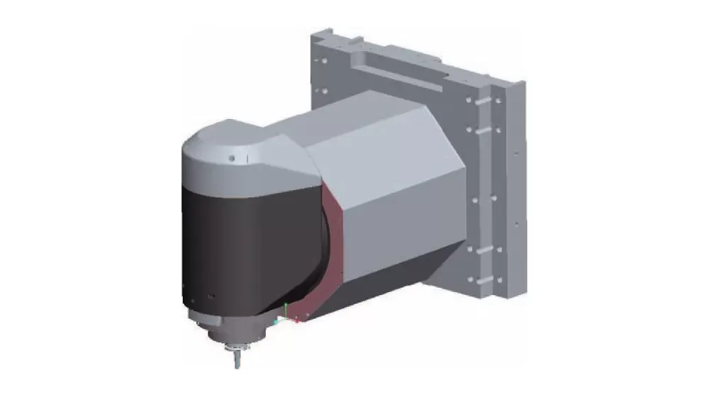 Independent design CNC oscillating milling head