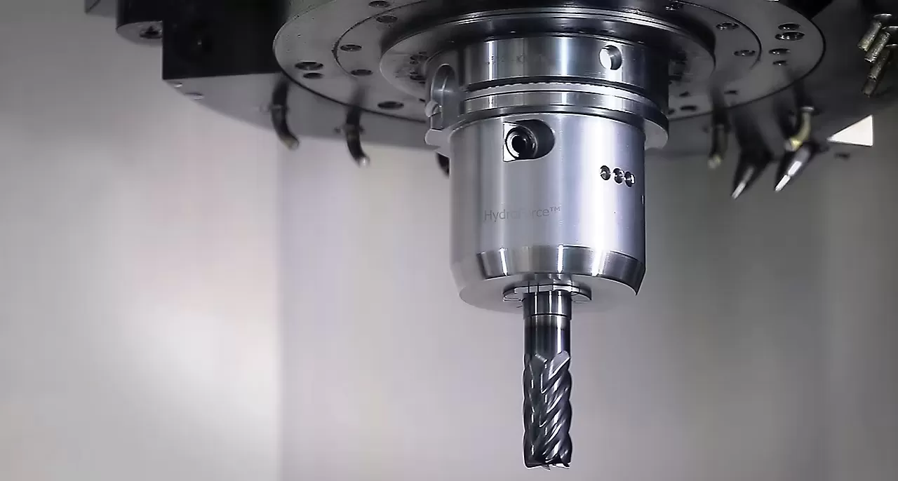 vertical machining center working